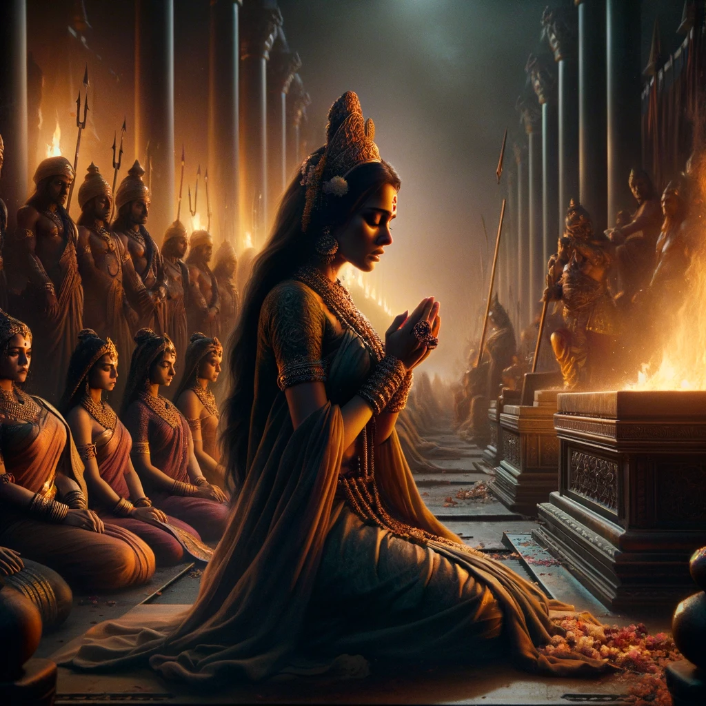Mandodari’s Lament and Ravana’s Cremation